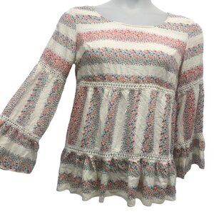 Floral Patterned Women's Top